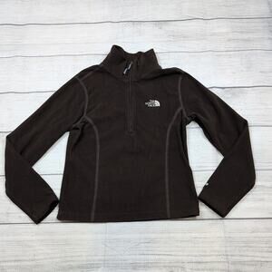 7/8 North Face Brown Fleece Pullover